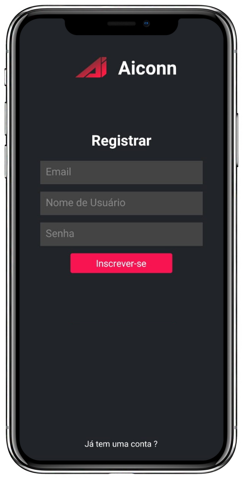 Tela de Registro